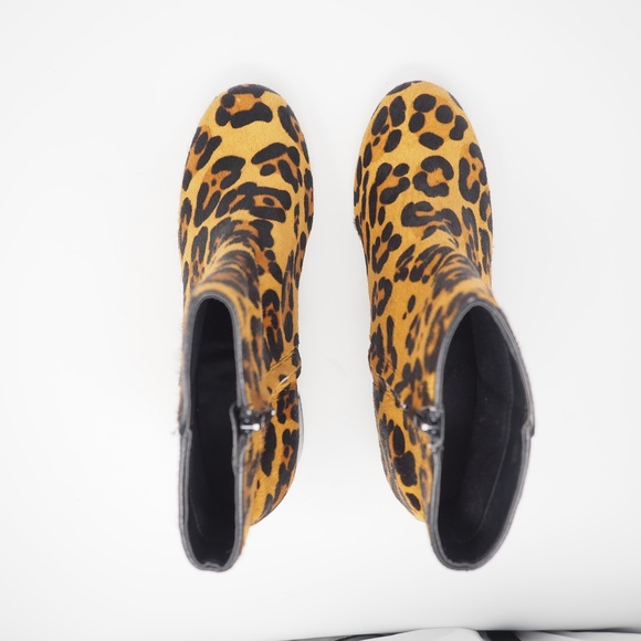 Urban Outfitters Thelma Leopard Ankle Boots 9 - Picture 6 of 7